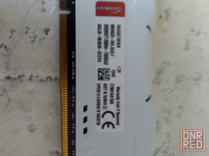 DDR4 HyperX Fury HX432C16FB/8 2x8Gb Донецк - изображение 2
