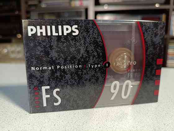 Запечатанная аудиокассета Philips -FS 90 Донецк