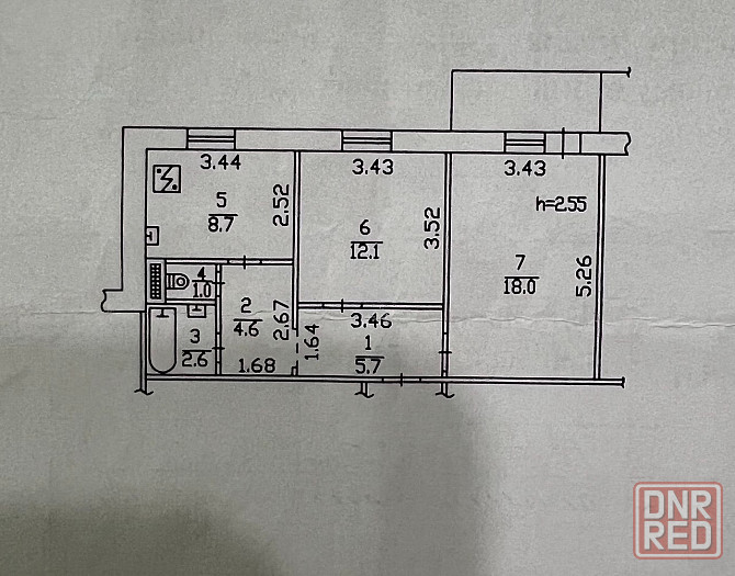 Продам 2-кв.,Донской,второй квадрат Донецк - изображение 12