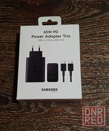 Зарядное устройство Samsung 65W PD Power Adapter Trio Донецк - изображение 1