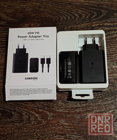 Зарядное устройство Samsung 65W PD Power Adapter Trio Донецк - изображение 2