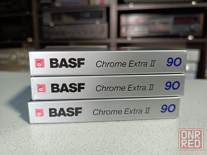 Запечатанная аудиокассета Basf-90 Chrome Extra II Донецк - изображение 3