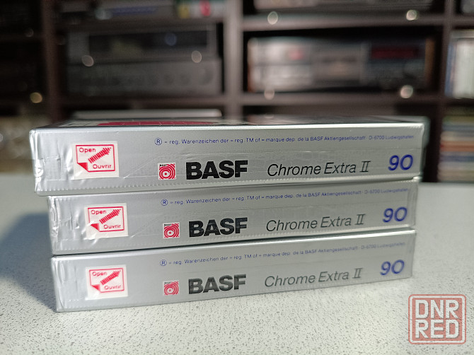 Запечатанная аудиокассета Basf-90 Chrome Extra II Донецк - изображение 4