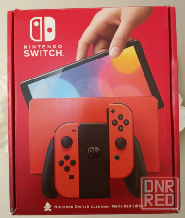 Nintendo Switch OLED + 8 картриджей! Макеевка - изображение 1