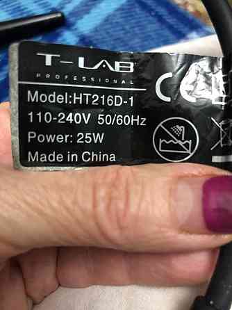 Мини-плойка для волос локонов конусная широкая T-Lab Professional Макеевка