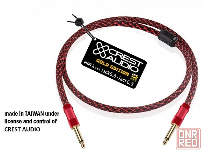 Аудио кабель CREST AUDIO Jack 6,3 мм - Jack 6,3 mm TS Донецк - изображение 2