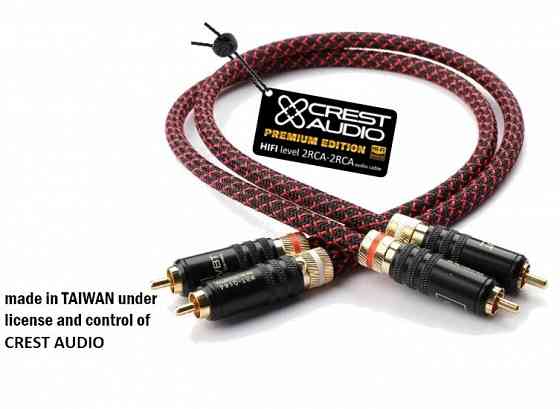 Аудио кабель CREST AUDIO межблочный RCA -RCA Донецк