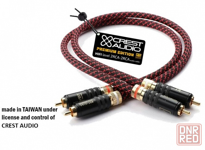 Аудио кабель CREST AUDIO межблочный RCA -RCA Донецк - изображение 2