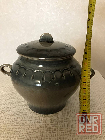 Горшок с крышкой для запекания блюд Макеевка - изображение 1