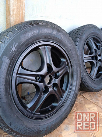 Зимние шины R16 215/60 в сборе на дисках Донецк - изображение 3