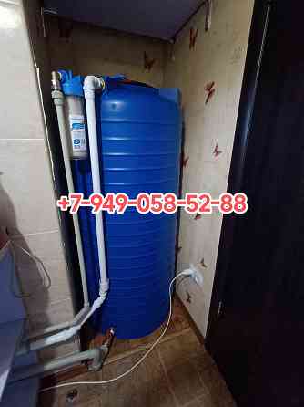 Установка накопительных баков. Монтаж систем водоснабжения и отопления под ключ. Донецк
