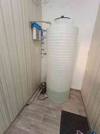 Установка накопительных баков. Монтаж систем водоснабжения и отопления под ключ. Донецк