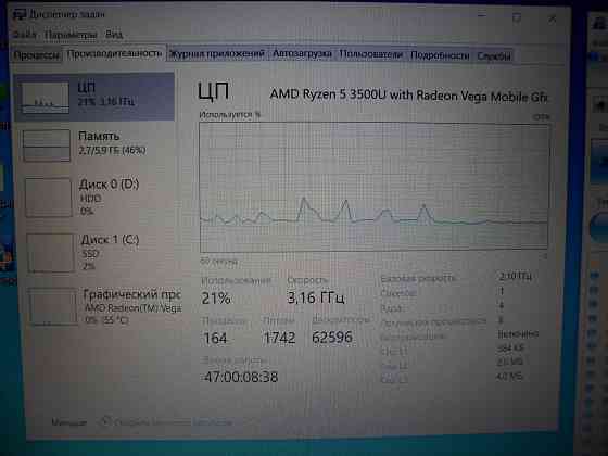 Ноутбук Lеnоvо на Ryzen 5 в идеале! Донецк