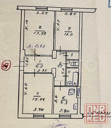 Продаётся 3-х комн. кв-ра г.Мариуполь, 25-й квартал Мариуполь - изображение 2
