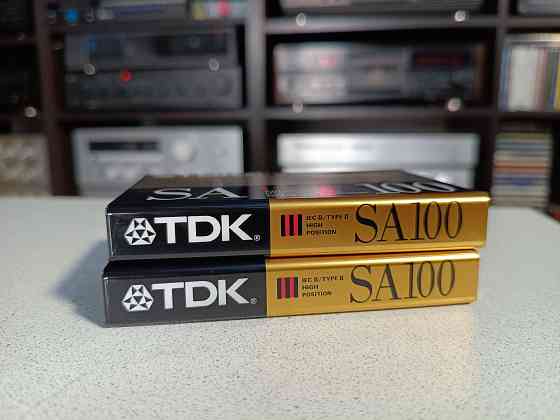 Запечатанная аудиокассета TDK- SA100 High Position Донецк
