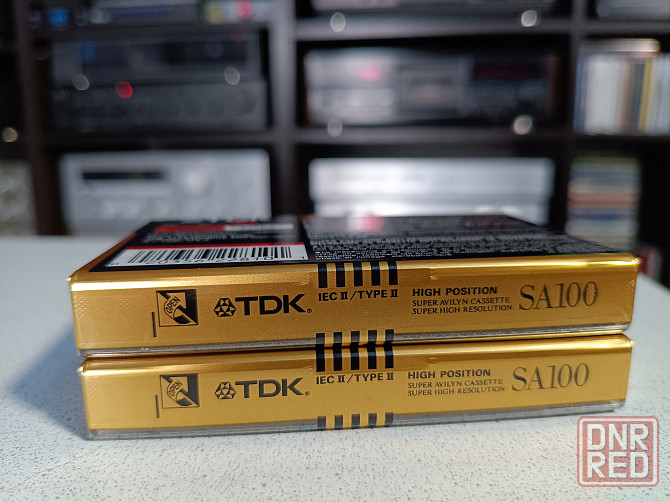 Запечатанная аудиокассета TDK- SA100 High Position Донецк - изображение 4