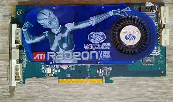 SAPPHIRE ATI RADEON X1950 PRO 512M GDDR3 AGP - в коллекцию - Обмен на 100шт нерабочих модулей озу - Донецк