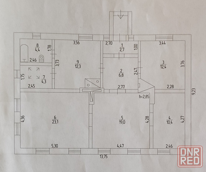 Продам дом 100м2, Макеевка, Центрально-Городской район, пос. Ново-Калиново, ул. Макарова 21 Макеевка - изображение 4