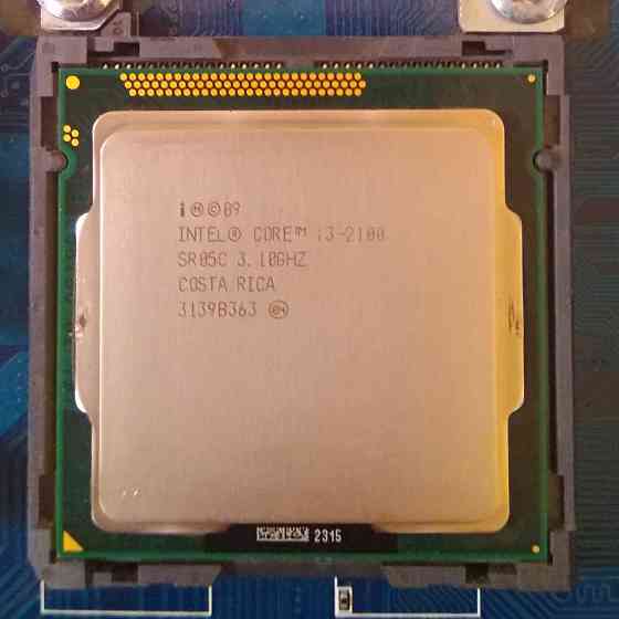 Gigabyte GA-H61M-S1 Socket 1155 + DDR3 4+4Gb 1600MHz + Intel Core i3-2100 3.1 GHz + кулер - комплект Донецк
