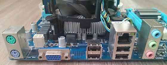 Gigabyte GA-H61M-S1 Socket 1155 + DDR3 4+4Gb 1600MHz + Intel Core i3-2100 3.1 GHz + кулер - комплект Донецк