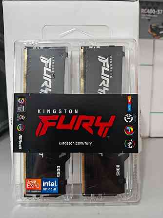 Оперативная память DDR5 Kingston Fury Beast RGB black 32GB (kit 2x16) 5600MHz Cl36 Донецк