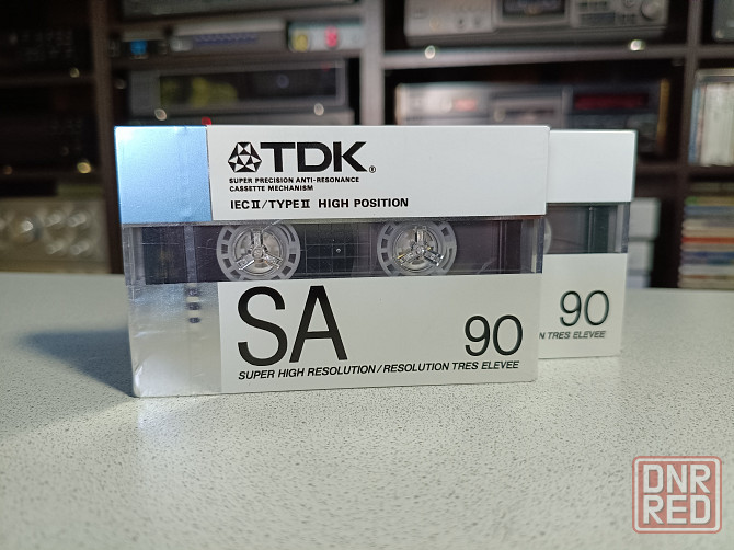 Запечатанная аудиокассета TDK- SA 90 High Position Донецк - изображение 1