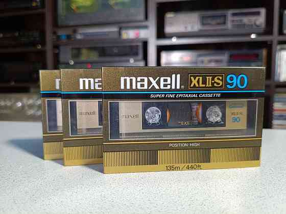Запечатанная аудиокассета Maxell- XLII-S 90 Position High Донецк