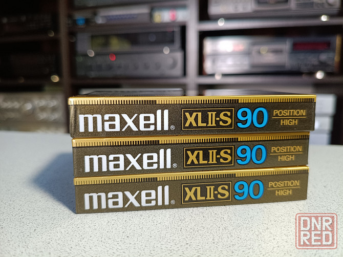Запечатанная аудиокассета Maxell- XLII-S 90 Position High Донецк - изображение 3