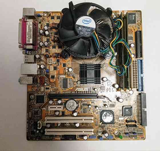 Комплект материнской платы asus p5vd2-mx Донецк