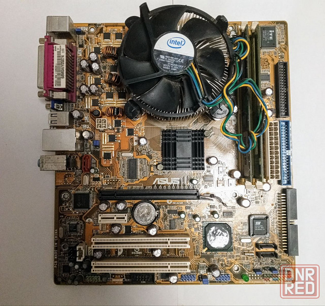 Комплект материнской платы asus p5vd2-mx Донецк - изображение 2