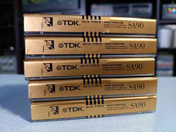 Запечатанная аудиокассета TDK- SA 90 High Position Донецк