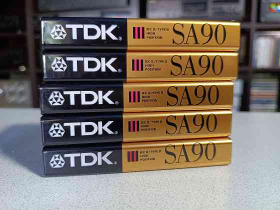 Запечатанная аудиокассета TDK- SA 90 High Position Донецк