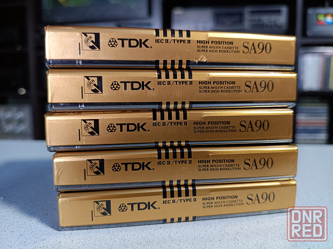 Запечатанная аудиокассета TDK- SA 90 High Position Донецк - изображение 4