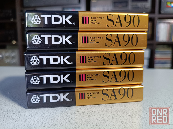 Запечатанная аудиокассета TDK- SA 90 High Position Донецк - изображение 3