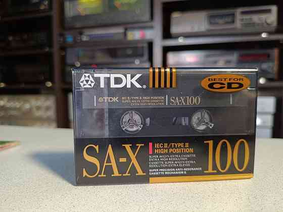 Запечатанная аудиокассета TDK- SA -X 100 High Position Донецк