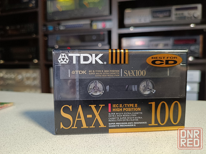 Запечатанная аудиокассета TDK- SA -X 100 High Position Донецк - изображение 1