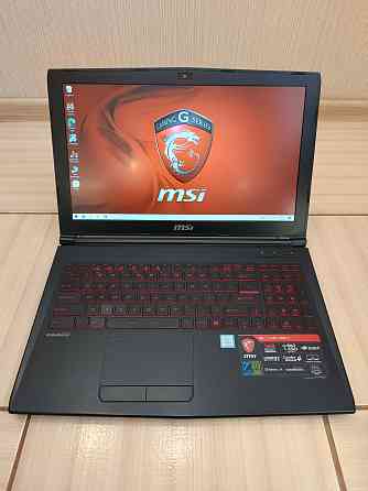 MSI GL62MVR 7RFX/15,6/Intel Core i7-7700HQ/16Гб DDR4/SSD диск М2-256 Гб+HDD 500Гб/GTX 1060/ 38 999 Донецк