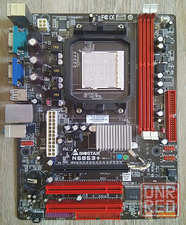 Материнская плата Biostar N68S3+ Micro ATX Socket AM3 - обмен на 40шт нерабочей оперативной памяти Донецк - изображение 1