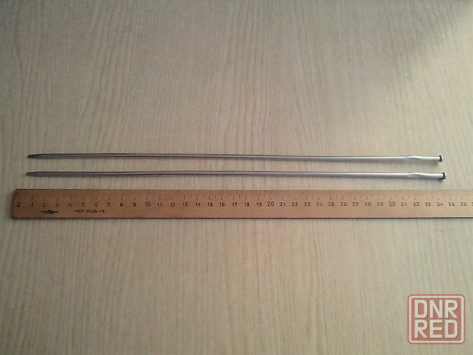 Спицы вязальные прямые для вязания. 35см Донецк - изображение 1