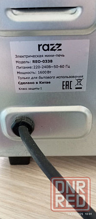 Продаю Мини печь ( электродуховый шкаф) razz REO-0338 мощность 1600 Вт Обьем 38 л. Донецк - изображение 1