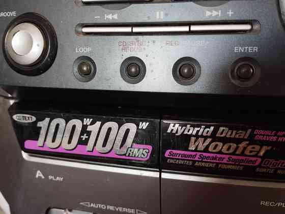 SONY HCD-BX7 2X100W ,без колонок,новый пульт,работает радио FM и AUX Донецк