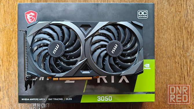 Видеокарта rtx 3050 msi ventus 2x 8gb oc б/у Донецк - изображение 1