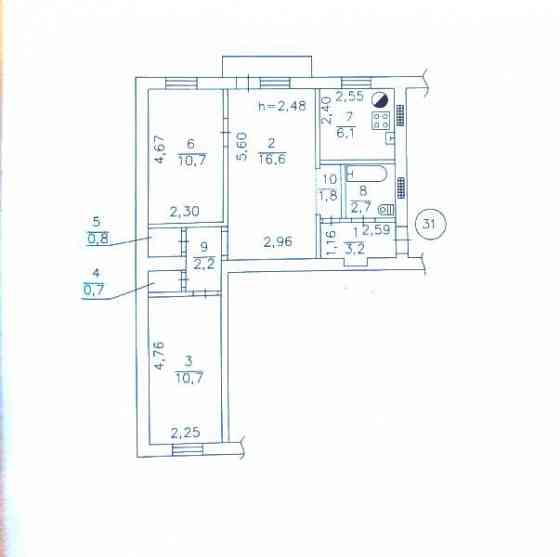 Продажа 3-х комнатной квартиры в Киевской районе Донецка (ор-р Донбасс Арена) Донецк