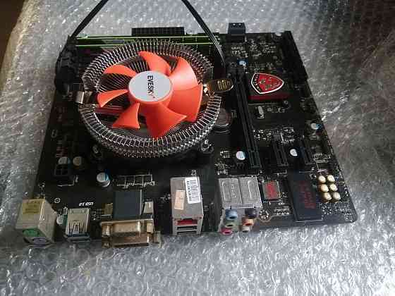 Комплект Core i5-4570 и плата MSI B85M Night Elf с 16Гб памяти Горловка