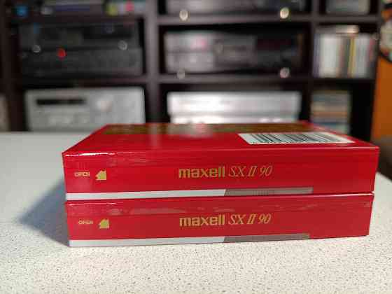 Запечатанная аудиокассета Maxell- SX II-90 Position High Донецк