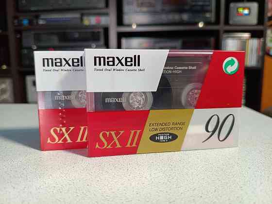 Запечатанная аудиокассета Maxell- SX II-90 Position High Донецк