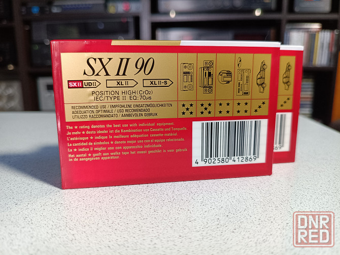 Запечатанная аудиокассета Maxell- SX II-90 Position High Донецк - изображение 2