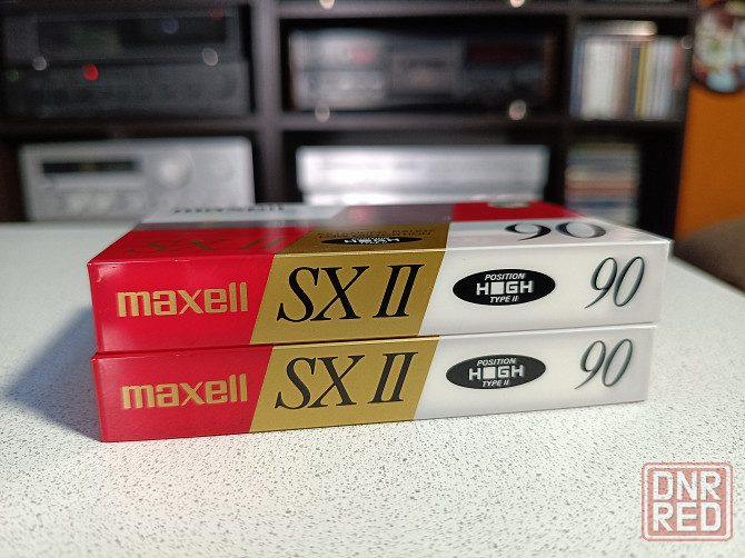Запечатанная аудиокассета Maxell- SX II-90 Position High Донецк - изображение 3