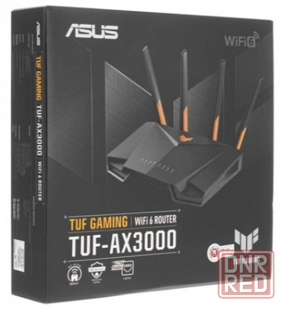 Wi-Fi Роутер ASUS TUF-AX3000, AX3000, 1x1G WAN, 4x1G LAN, 1хUSB, OFDMA (TUF-AX3000) Донецк - изображение 1