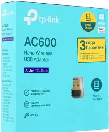Wi-Fi адаптер (приёмник) TP-LINK Archer T2U NANO AC600 Nano Wi-Fi USB-адаптер Донецк